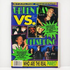 Green Day vs. Offspring Magazine Vintage 1995 Punk 90s Nine Inch Nails Nirvana